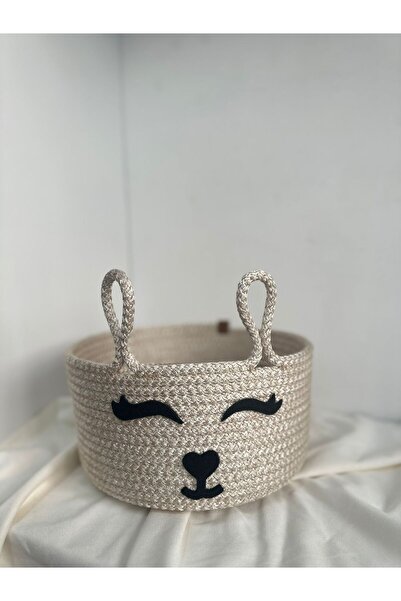 Hediyeninellitonu Toybasket Handmade Toy Basket Stylish Decorative Basket