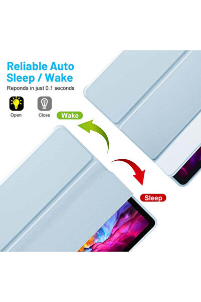 SIGLOO Husa UltraSlim stand sleep wake slot S Pen pentru Tab S9 Plus si S9 FE Plus 12.4 inci Blue