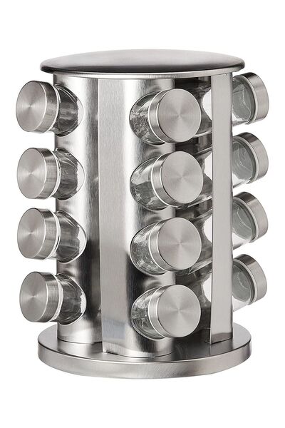Generic Glass Bottle Deluxe Spice Rack Spice Carousel Spice Organizer Seasoni...