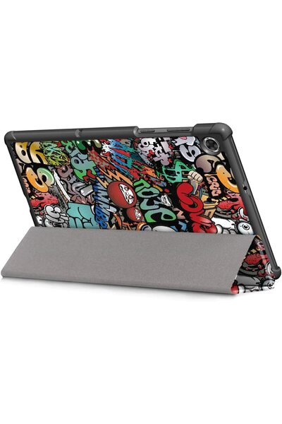 SIGLOO Husa slim Smart Cover Trifold pentru Samsung Galaxy Tab S8 S7 11 inci mosaic