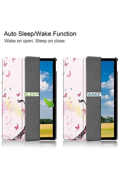 SIGLOO Husa Slim Smart Cover Trifold pentru Lenovo Tab M10 Plus 10.6 inci elf girl