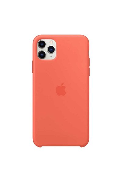 OEM Silicone Case for Apple iPhone 11 Pro Max, Clementine