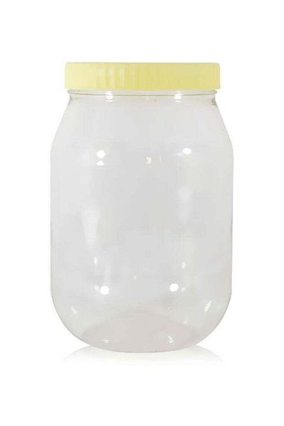 Generic Sunpet Plastic Spice Jar Clear/Yellow 3000ml