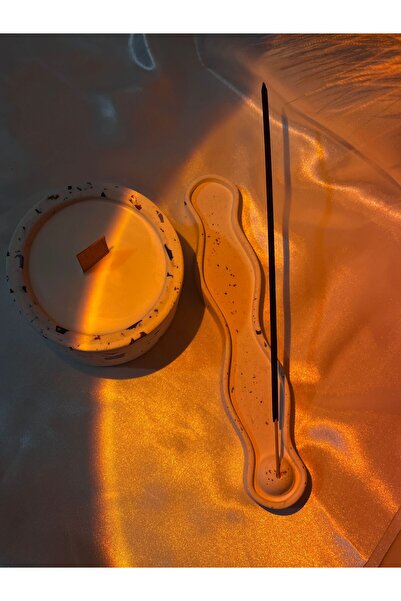 ÖZELL Mum Ve Tütsülük (Lavanta Kokulu-tütsü hediye)