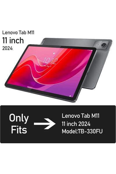 SIGLOO Husa Slim Smart Cover Trifold pentru Lenovo Tab M11 2024 11 inci black