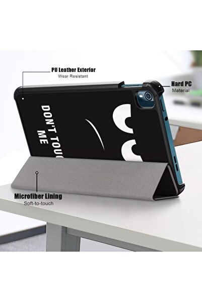SIGLOO Husa premium Slim Smart Cover Trifold pentru Xiaomi RedMI Pad 10.6 inci dont touch me