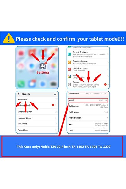 SIGLOO Husa Slim Sigloo, Smart Cover, Trifold, pentru tableta Nokia T21 2022, 10.4inch, model Red