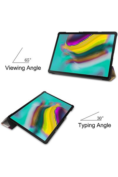 SIGLOO Husa premium Slim Smart Cover Trifold pentru Samsung Galaxy Tab A7 Lite 8.7 inci butterfly