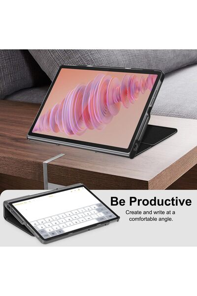 SIGLOO Husa Slim Sigloo, Smart Cover, Trifold, pentru Lenovo Tab Plus 2024(TB-351/TB- 352), 11.5", Black