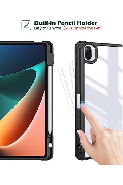 SIGLOO Premium case for Xiaomi RedMi Pad model 2022 10.61 inches with Smart Pen holder black