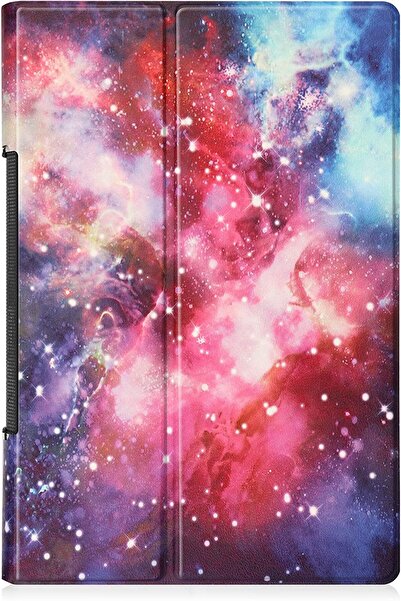 SIGLOO Husa Smart Cover, Sigloo, pentru tableta Lenovo Yoga Tab 13 YT-K606F 13 inch, Model Galaxy