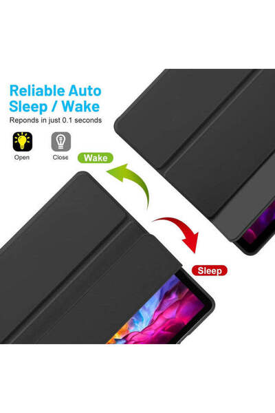 SIGLOO Husa premium UltraSlim stand sleep/wake slot S-Pen Samsung Tab S9 Plus/S9 FE Plus 12.4" Black