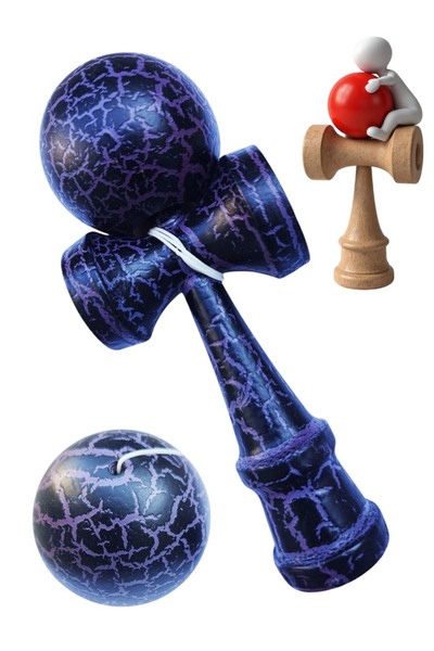 BV Επαγγελματικό Kendama, ξύλινη μπάλα + αυτοκόλλητο για κινητό, 137KD