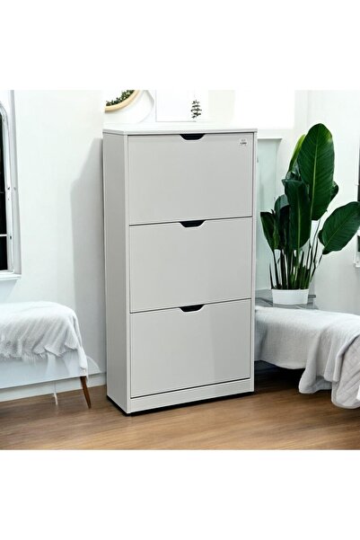 Kreslo DORA Shoe Cabinet with Three Storage Drawers