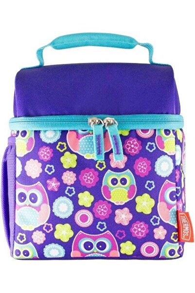 Generic حقيبة غداء ثيرموس ثيرموس ستاندرد بوب توب قابلة لإعادة الاستخدام - بومة