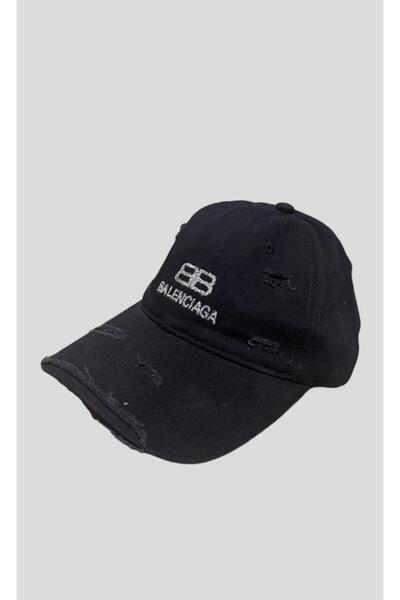 Generic Baseball Black Denim embellished logo Cap.