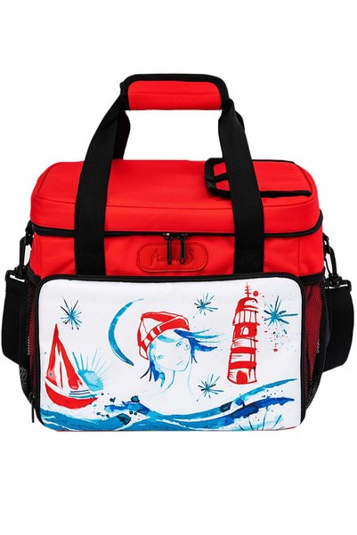 Generic Insulated Lunch Bag, 18.5L Large Capacity, Light House Girl Design Fo...