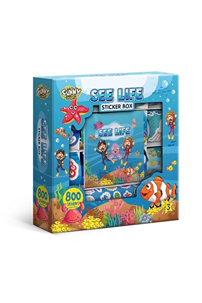 Yuup Marine Life Sticker Set, 800 pieces