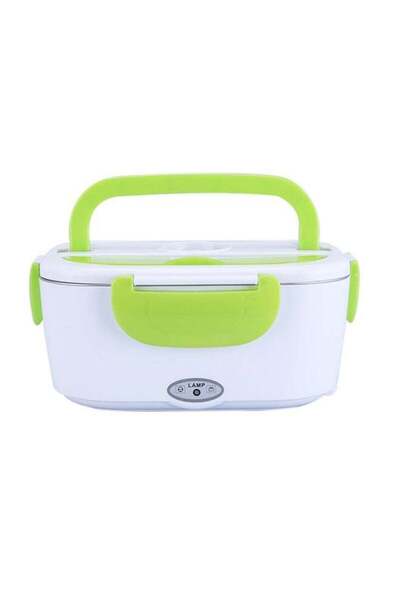 Generic Multifunctional Portable Electric Heating Lunch Box Green/White 9.37 ...