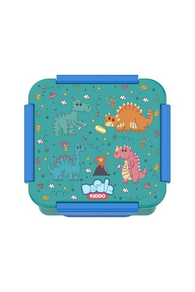 Generic Dinosaur Bento Lunch & Snack Box for Boys - BPA Free, Leak Proof, Mic...