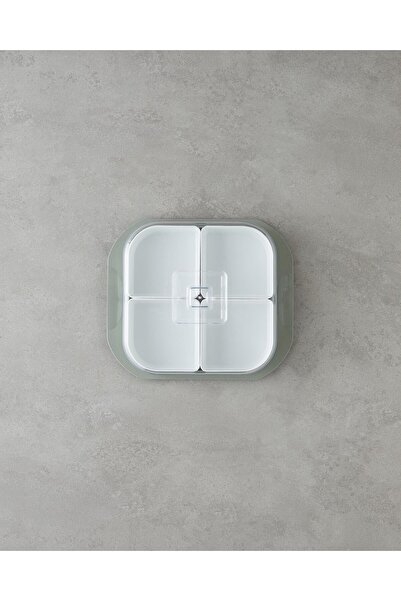 English Home Daizy 4 Compartment Breakfast Set - 26 X 23 cm - Green