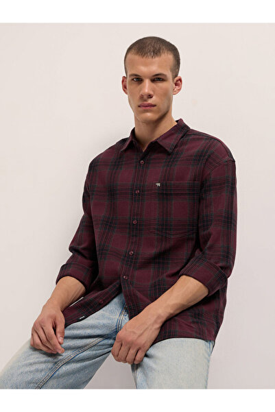 The Bear House Men's Regular Fit Cotton Shirt Long Sleeves Casual & Formal So...