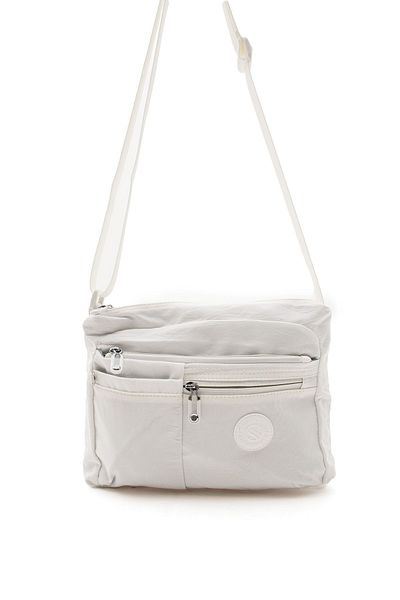 H&D COLLECTİON Women's Multi-Eye Waterproof Parachute Fabric Adjustable Cross Strap Shoulder Bag