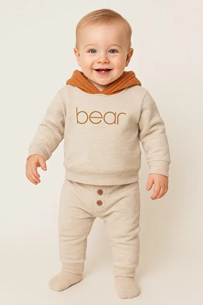 Kids Kingdom Cotton Hooded 2-Piece Baby Boy Set