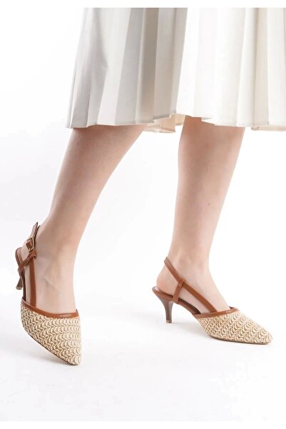 STILVANA Natti taba leather high heeled shoe