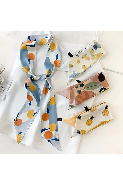 MAHLA Design Scarf, Thin Neck Scarf, Bag Accessory