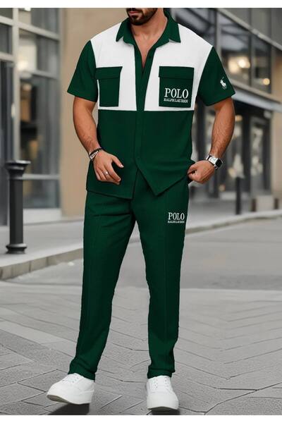 FLORA TEKSTİL Basic Men's Double Tracksuit Suit Est2482025