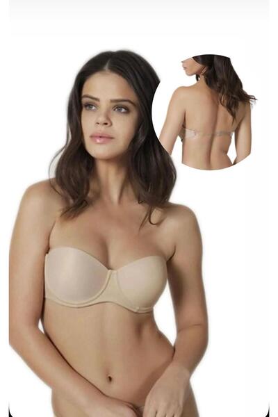 CSN CASANO Unpadded Backless Strapless Bra with Transparent Straps