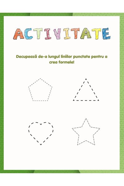 Cotomag Carte cu Activitati - Decupam , Coloram si Ne Jucam - Activitati Educative Pentru Copii / Educatie