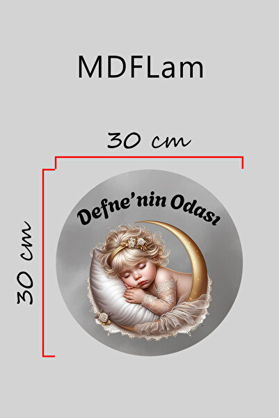 Dormot Ψηφιακή εκτύπωση με μοτίβο ξύλινο Παιδικό δωμάτιο, Βρεφικό δωμάτιο, Στολίδι πόρτας, Στολίδι τοίχου