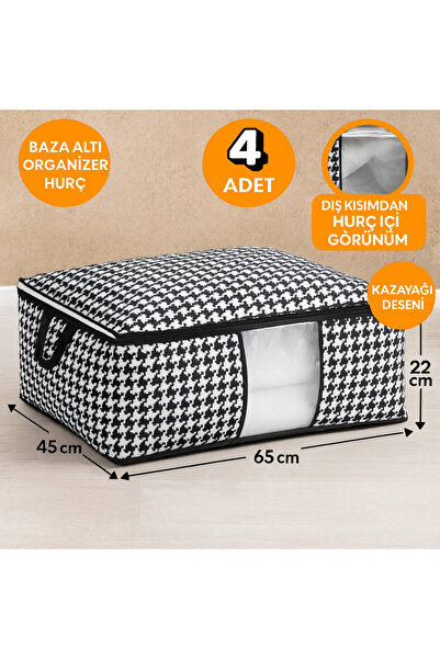 MİSPAKK 4-Piece Luxury Window Cabinet Organizer Storage Box Compatible with B...