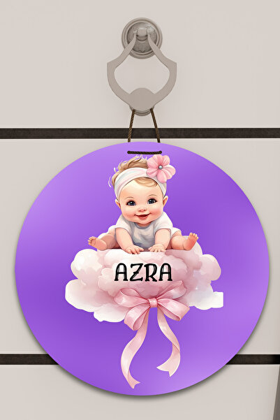 Dormot Model de imprimare digitală din lemn pentru cameră pentru copii, cameră pentru bebeluși, ornament pentru ușă, ornament pentru perete