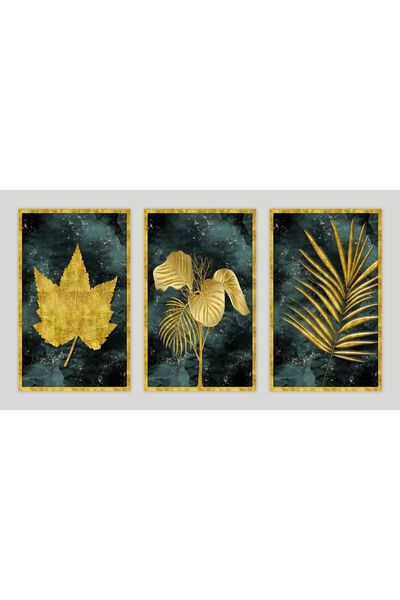 Harikabirev HARİKABİREV | MODELE DE FRUNZE VERDE-AURIE | MDF PLKSMDF CU CADRU PLEXY