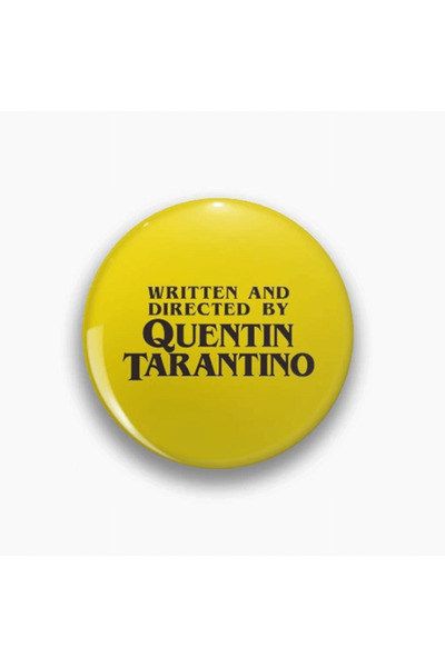 rebelberi Quentin Tarantino Yazılı Rozet