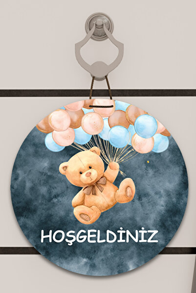 Dormot Model de imprimare digitală din lemn pentru cameră pentru copii, cameră pentru bebeluși, ornament pentru ușă, ornament pentru perete