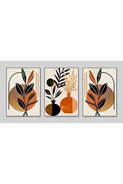 Harikabirev HARİKABİREV | PLANTĂ BOHEMĂ MODEL ANTIC CU MOTIVE 01 | MDF PLKSMDF CU CADRU PLEXY