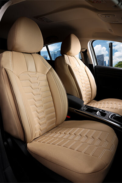 autogoodstore Ford Connect 2+1 Parçalı Lüx Deri Detaylı Oto Koltuk Kılıfı Ön ...