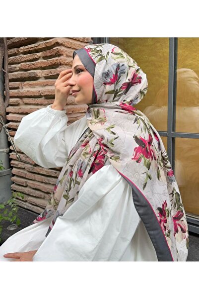 MODA Mineleşarp Desenli Pamuk Soft Şal İlham Serisi