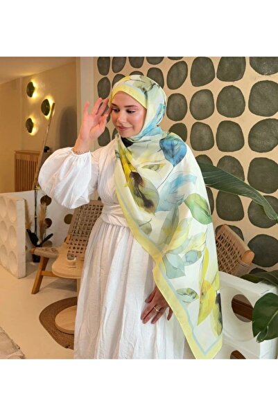 MODA Mineleşarp Desenli Pamuk Soft Şal İlham Serisi