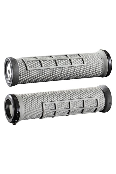 ODI Elite Flow Lock-on Professional Grips, Ergonomic Design, Grey