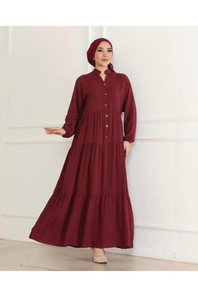 Goldenlook Casual Plain Dress - Relaxed Fit