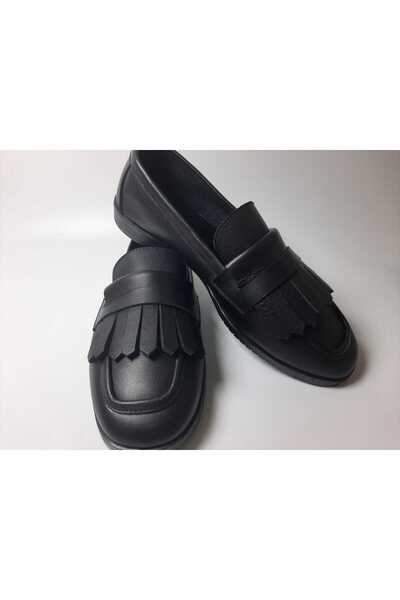 ezmoda Black Casual School Shoes