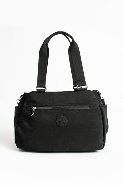 H&D COLLECTİON Women's 5 Compartment Water Resistant Parachute Fabric Adjustable Cross Strap Hand and Shoulder Bag