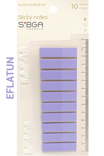 sibga tasarım Transparent Magenta Color Postit Post-It Post It. Book Marker Bookmark Postit Sticker Note Paper