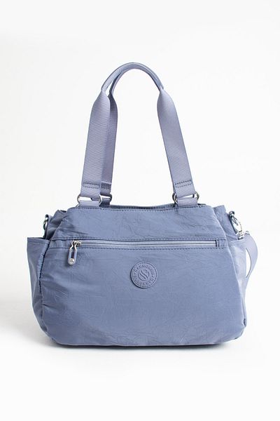 H&D COLLECTİON Women's 5 Compartment Water Resistant Parachute Fabric Adjustable Cross Strap Hand and Shoulder Bag