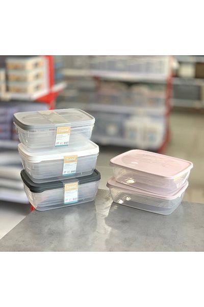 4AFACANÇEKİRGE Gree Home 2 Storage Containers of 3 Liters
